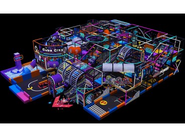 Fashion Neon light Indoor playground Center