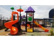 Outdoor play equipment installed in Costa rica