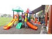 Outdoor play equipment installed in Costa rica