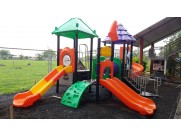 Outdoor play equipment installed in Costa rica